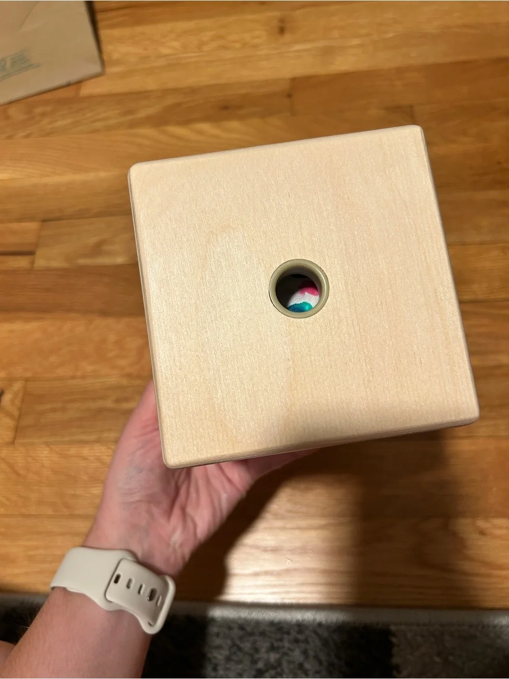 Lovevery Wooden Tissue Box Toy